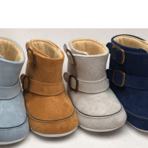 Baby Girls Suede Buckle Boots @ Little'Uns Retail Ltd