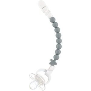 Nibbling Pluto Dummy Clip – Grey @ Little'Uns Retail Ltd