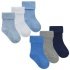 Baby Boys 3Pk Plain Assorted Turn Over Socks @ Little'Uns Retail Ltd