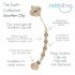 Nibbling Earth Soother Clip – Blush Pink