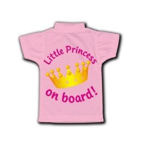 Little Princess on Board T-shirt Sign @ Little'Uns Retail Ltd