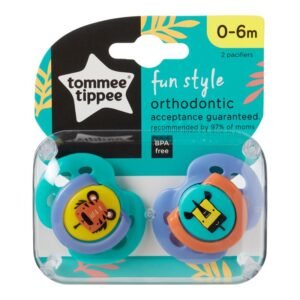 Tommee Tippee Closer To Nature Fun Air Soother 0-6m 2pk