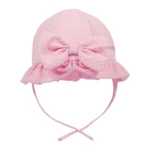 Pink Hat W/bow @ Little'Uns Retail Ltd