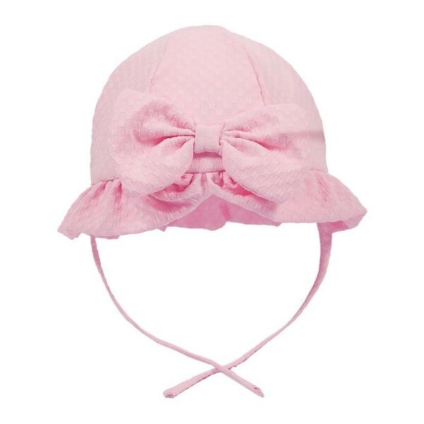 Pink Hat W/bow @ Little'Uns Retail Ltd