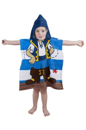 Official Jake The Pirate Hooded Poncho Towel