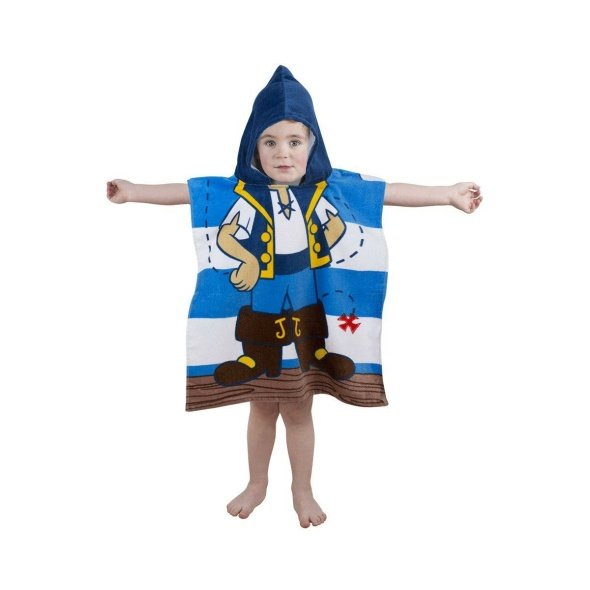 Official Jake The Pirate Hooded Poncho Towel @ Little'Uns Retail Ltd