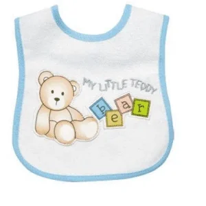 Baby Boys ‘My Little Teddy’ Bib @ Little'Uns Retail Ltd