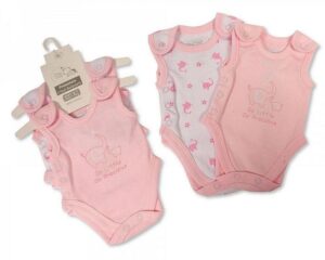 Premature Baby Girls Incubator Bodyvest 2-Pack @ Little'Uns Retail Ltd