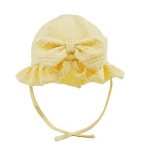 Lemon Hat W/bow @ Little'Uns Retail Ltd