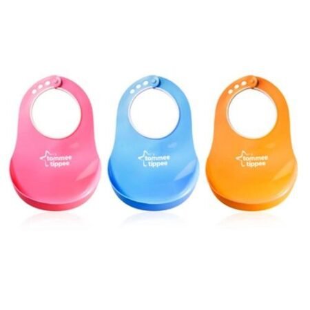 Tommee Tippee Bib Comfi Neck Catch All Assorted @ Little'Uns Retail Ltd