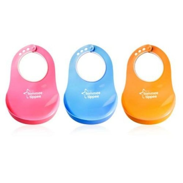 Tommee Tippee Bib Comfi Neck Catch All Assorted @ Little'Uns Retail Ltd