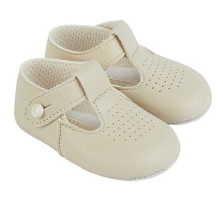 Baby Soft Soled Shoe-biscuit @ Little'Uns Retail Ltd