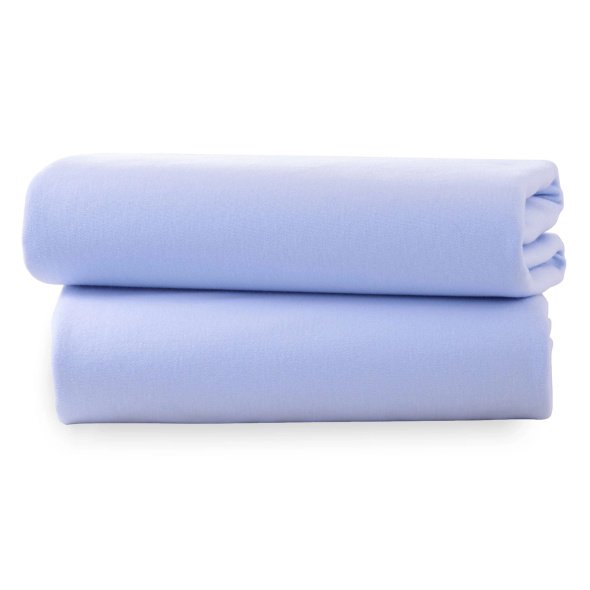 Clair De Lune 2 Pack Fitted Cotton Cot Bed Sheets