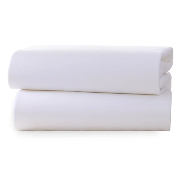 Clair De Lune 2 Pack Fitted Cotton Cot Bed Sheets