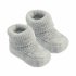 Grey Acrylic Turnover Baby Bootees