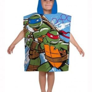 Teenage Mutant Ninja Turtles Poncho Towel @ Little'Uns Retail Ltd