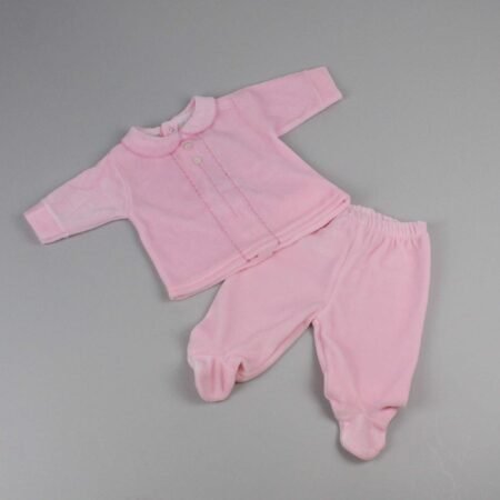 Pex Spanish Velour Pink 2pc Set