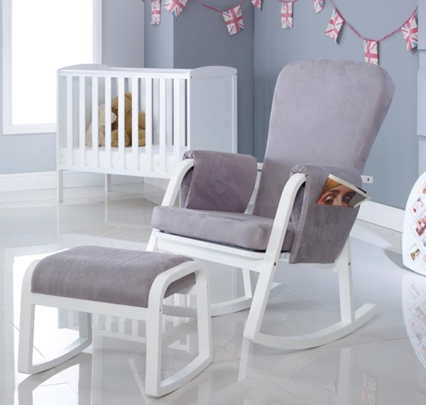 Ickle Bubba Dursley Rocking Chair and Stool @ Little'Uns Retail Ltd