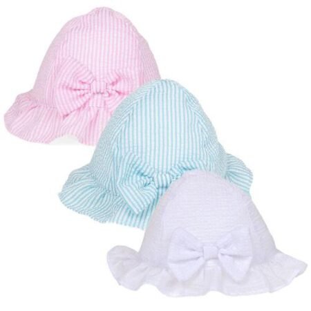 Babies Bow Bush Hat @ Little'Uns Retail Ltd