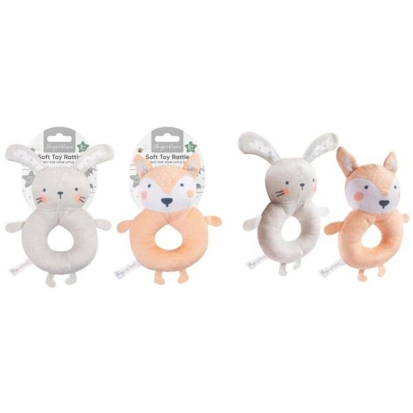 Plush Handbell Rattle Toy @ Little'Uns Retail Ltd