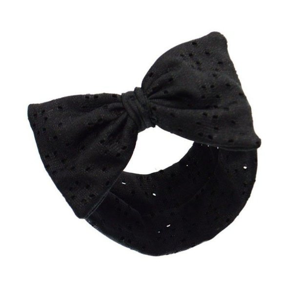 Black headband with bow @ Little'Uns Retail Ltd