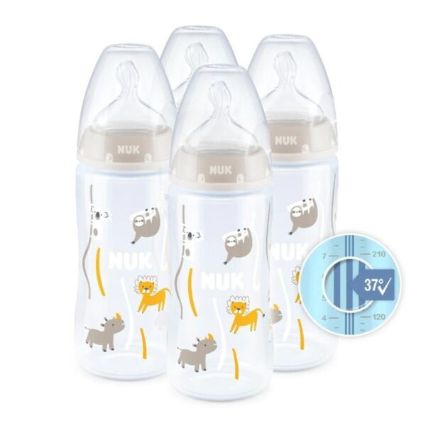 Nuk First Choice Temperature Control Bottle 300ml 4pk