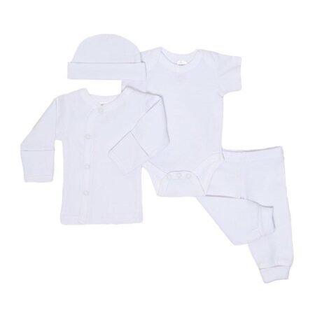 Premature White 4 Piece Set @ Little'Uns Retail Ltd