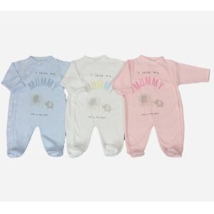 I Love My Mummy” Cotton Sleepsuit @ Little'Uns Retail Ltd