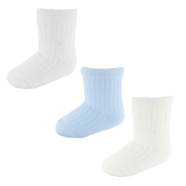 Boys 3Pk Ribbed Socks @ Little'Uns Retail Ltd