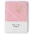 Baby Pink Ballerina Bear Hooded Towel/robe @ Little'Uns Retail Ltd