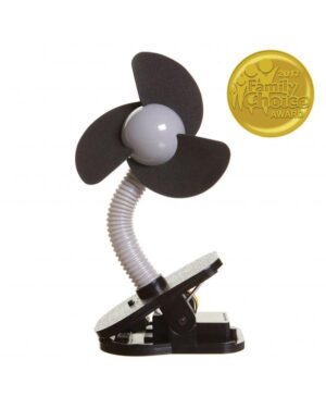 Grey/Black Stroller Clip on Fan @ Little'Uns Retail Ltd