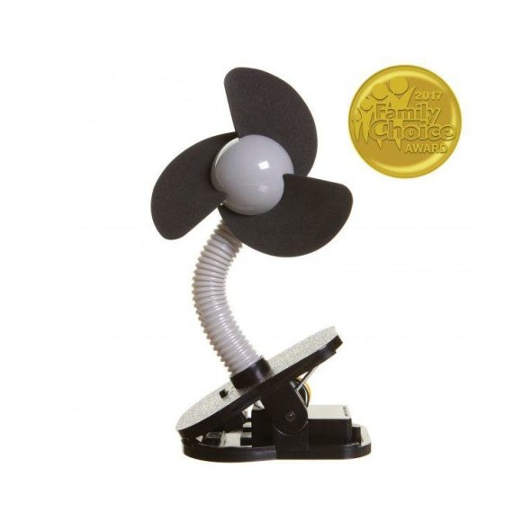 Grey/Black Stroller Clip on Fan @ Little'Uns Retail Ltd