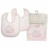 Premature Baby Girls 2 Pack Bibs @ Little'Uns Retail Ltd