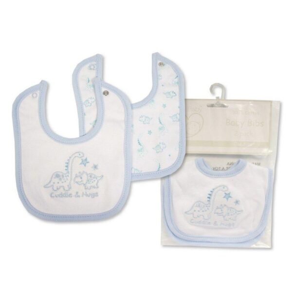 Premature Baby Boys 2 Pack Bibs @ Little'Uns Retail Ltd