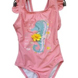 Girls Pink Swimming Costume @ Little'Uns Retail Ltd