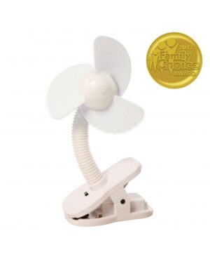 White Stroller Clip On Fan