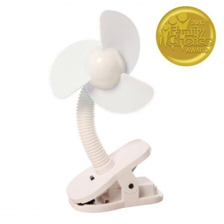 White Stroller Clip on Fan @ Little'Uns Retail Ltd