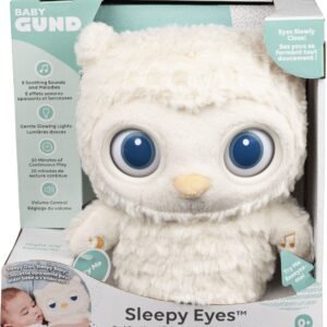 Gund Sleepy Eyes Owl Soother @ Little'Uns Retail Ltd