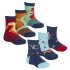 Baby Boys 3 Pack Cotton Rich Design Ankle Socks @ Little'Uns Retail Ltd