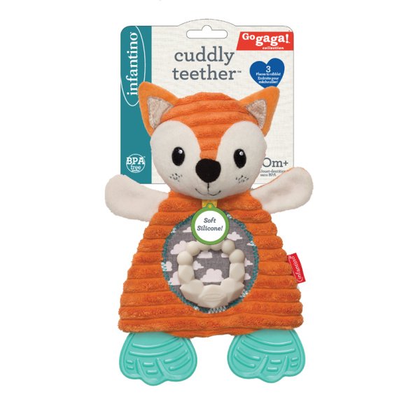 Infantino Go Gaga Cuddly Teether (Fox) @ Little'Uns Retail Ltd