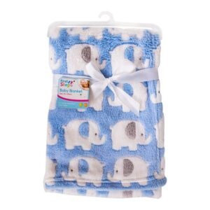 Supersoft Elephant Fleece Baby Blanket @ Little'Uns Retail Ltd