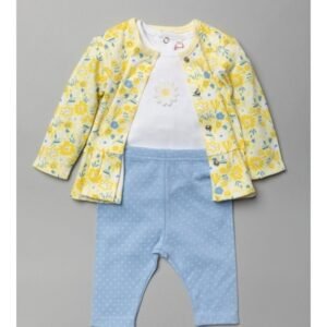 Mini Moi ‘Floral’ Baby Girls 3 Pieces Set @ Little'Uns Retail Ltd