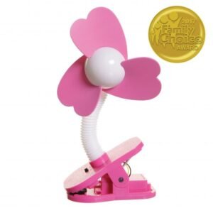 Pink Stroller Clip on Fan @ Little'Uns Retail Ltd
