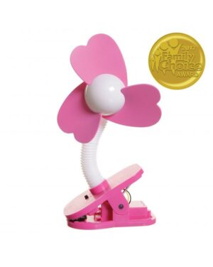 Pink Stroller Clip on Fan @ Little'Uns Retail Ltd