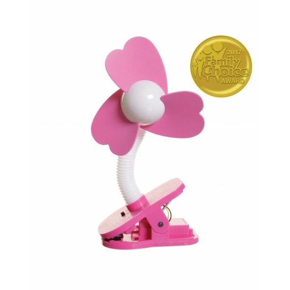 Pink Stroller Clip on Fan @ Little'Uns Retail Ltd