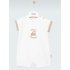 Baby Boys Train Embroidered All in Cotton Romper