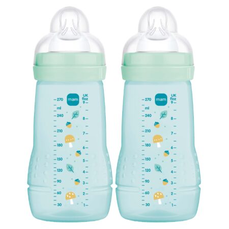 Mam Bottle Easy Active 270ml Twin Pack Boy