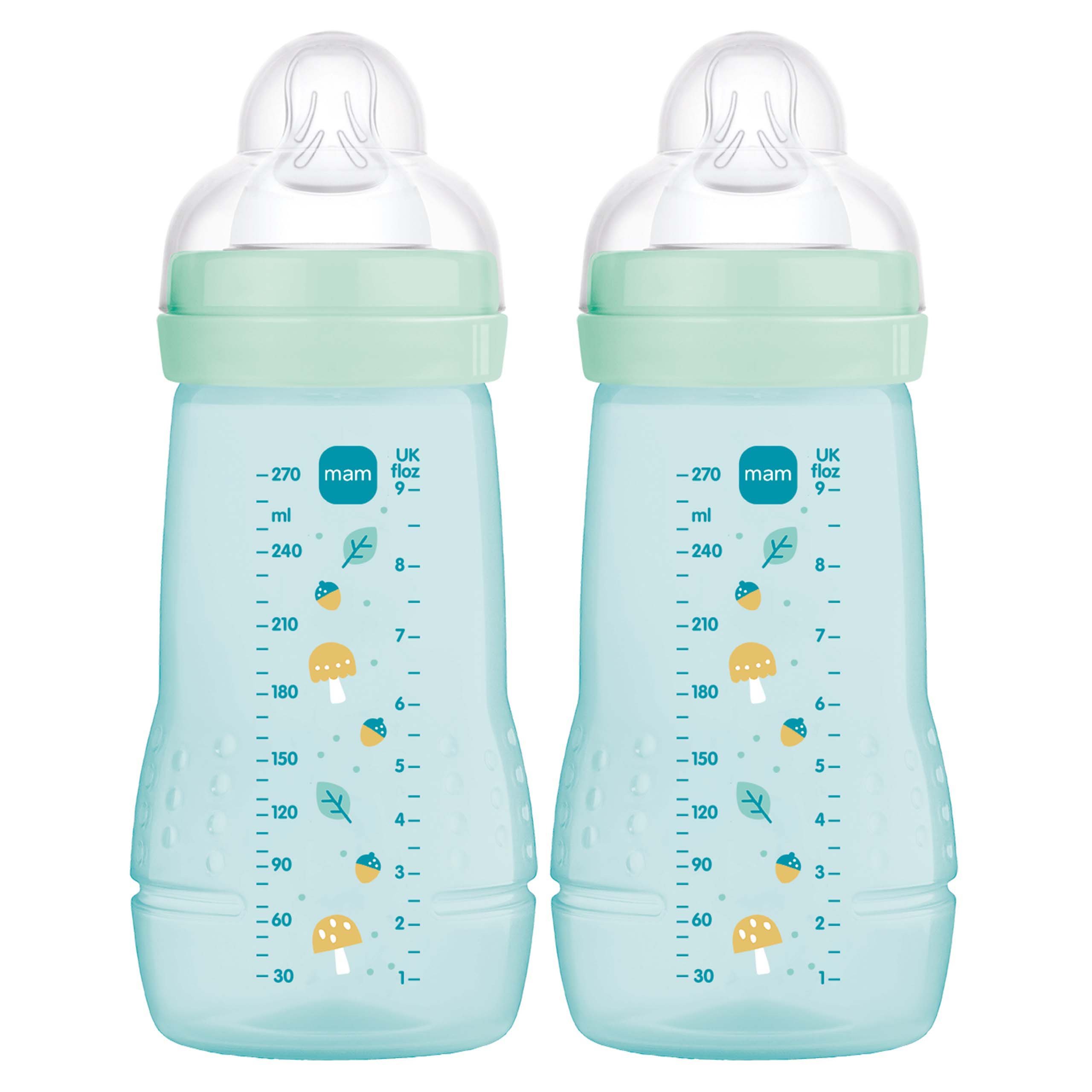 Mam Bottle Easy Active 270ml Twin Pack Boy Mam Bottle Easy Active 270ml Twin Pack Boy