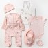 Baby Girls 6Pc Mesh Bag Gift Set @ Little'Uns Retail Ltd