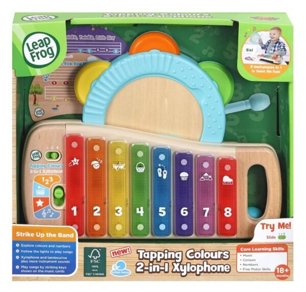 Leap Frog Tapping Colours 2-in-1 Xylophone @ Little'Uns Retail Ltd